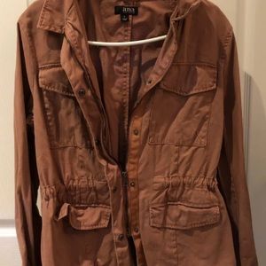 mauve military jacket